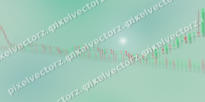 Soft pastel chart background in green and teal