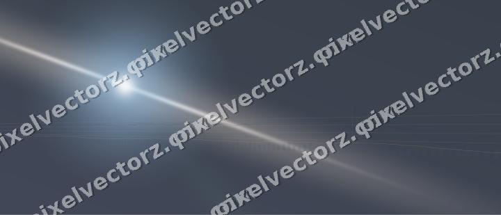 Glowing neon chart background in blue and orange