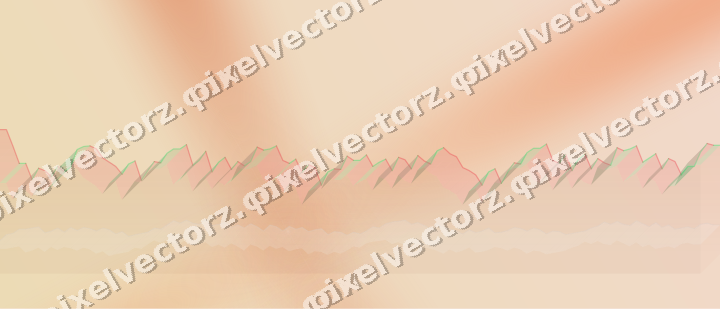 Soft pastel chart background in orange and teal