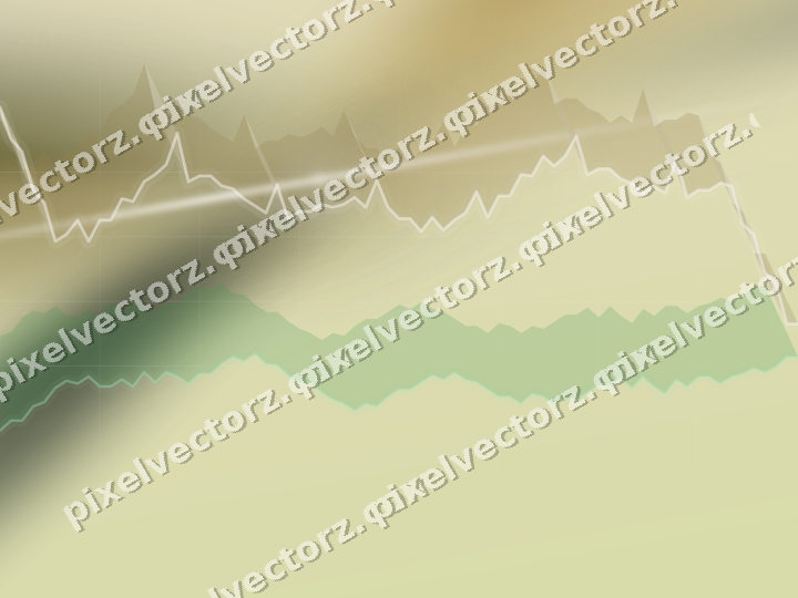 Soft pastel chart background in dark green and amber