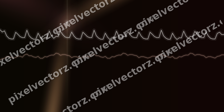 Glowing neon chart background in red and orange
