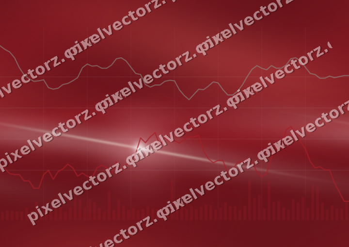 Nahtloser Neon Diagramm Hintergrund in Rot und Blasslimette