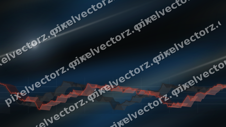 Nahtloser Neon Diagramm Hintergrund in Blau und Rot