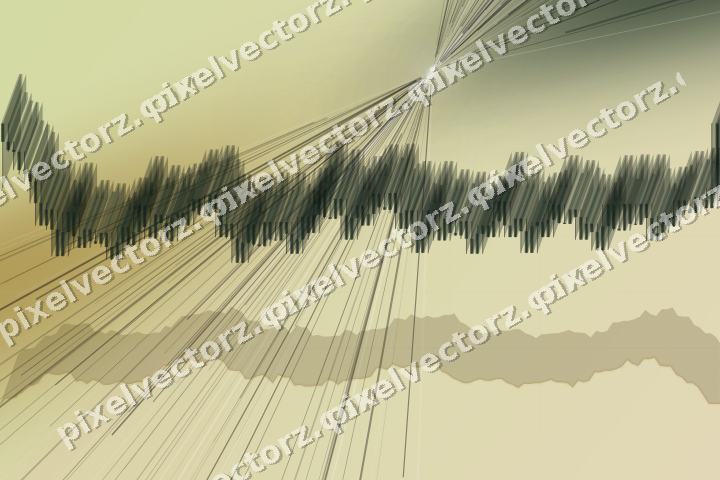Soft pastel chart background in dark green and amber