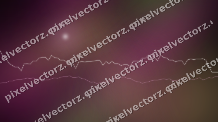 Glowing neon chart background in magenta and lime