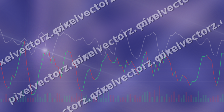 Nahtloser Neon Diagramm Hintergrund in Violett und Blau