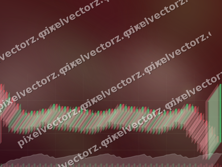 Glowing neon chart background in dark lime and dark pink