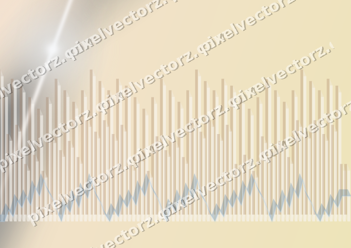Soft pastel chart background in blue and orange