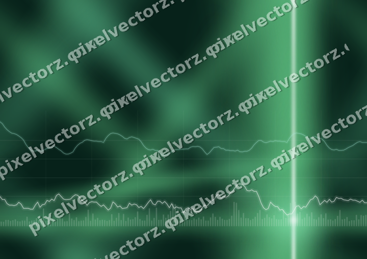 Nahtloser Neon Diagramm Hintergrund in Grün und Petrol