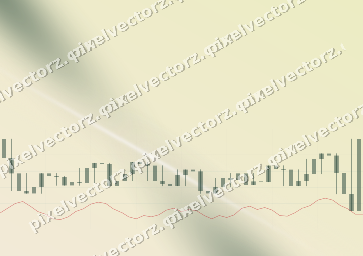 Soft pastel chart background in dark green and red
