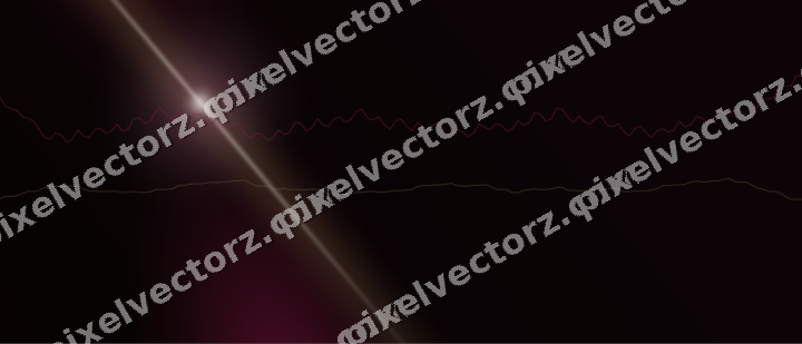 Glowing neon chart background in pink and yellow