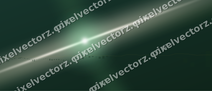 Glowing neon chart background in dark green and amber