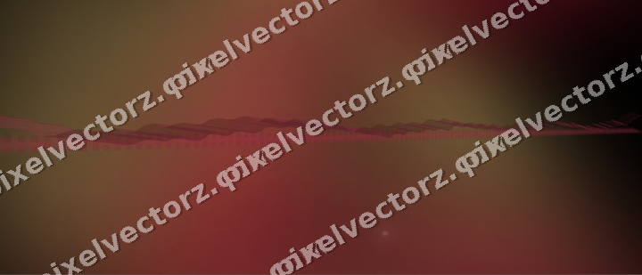 Glowing neon chart background in pink and red