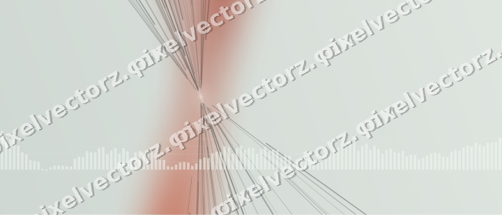 Soft pastel chart background in red and orange