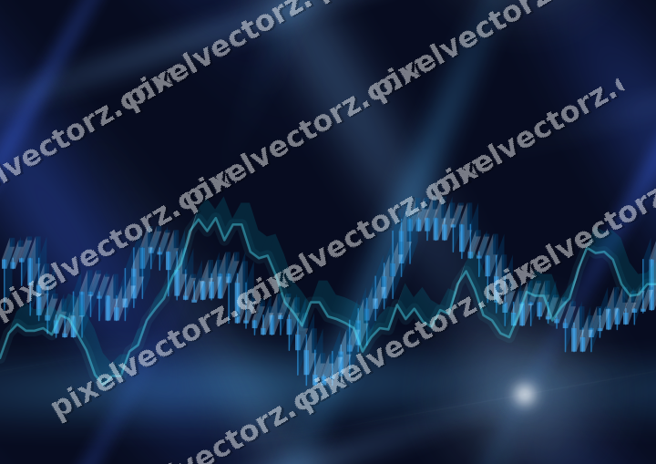Nahtloser Neon Diagramm Hintergrund in Türkis und Blau