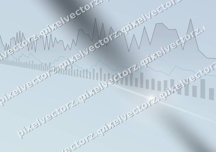 Soft pastel chart background in teal and pale cyan