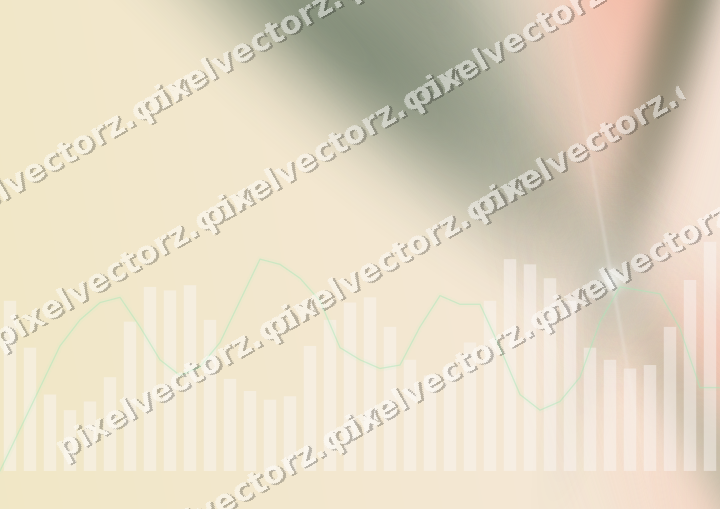 Soft pastel chart background in dark green and red