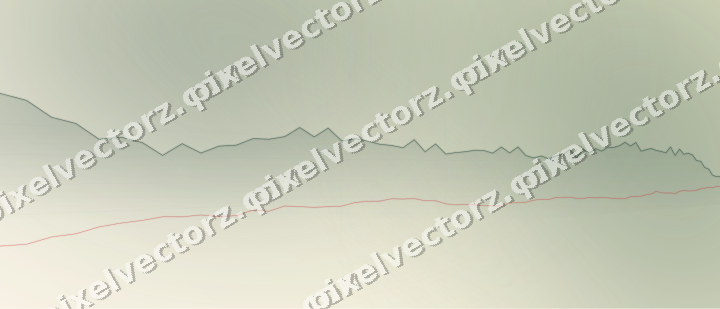 Soft pastel chart background in dark green and red