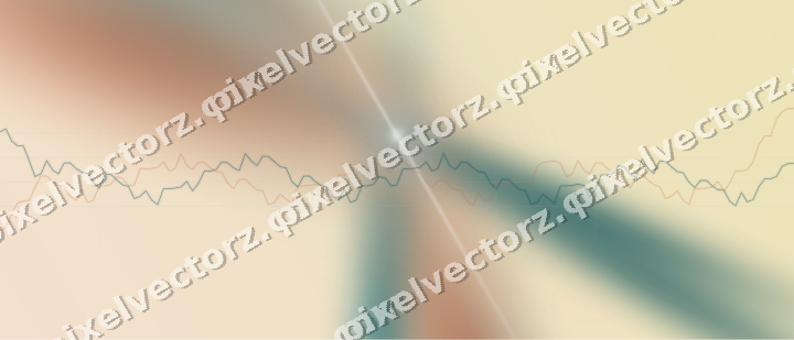 Soft pastel chart background in dark teal and orange