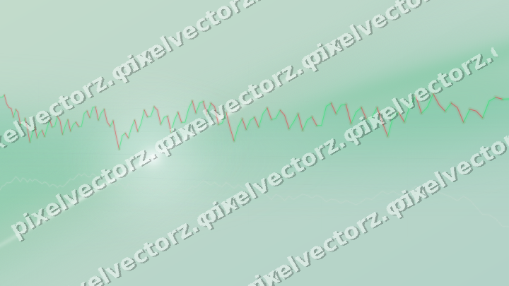 Soft pastel chart background in green and teal
