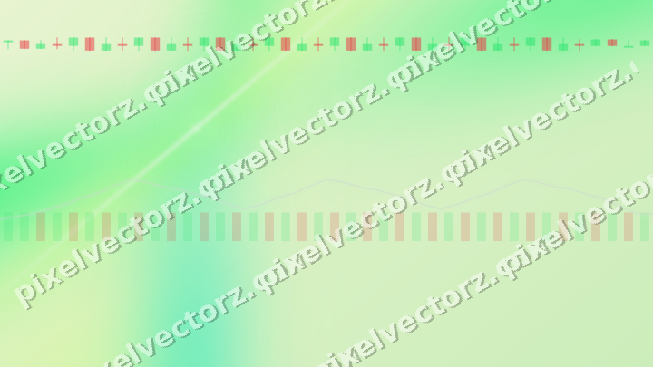 Soft pastel chart background in green and lime