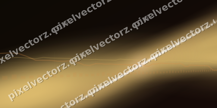 Glowing neon chart background in orange and amber