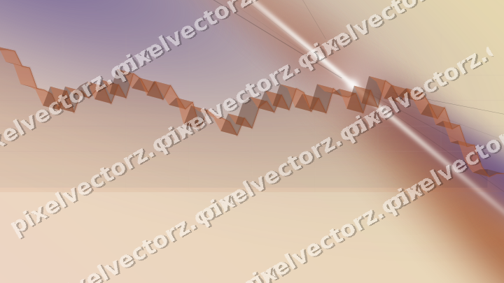 Soft pastel chart background in orange and blue