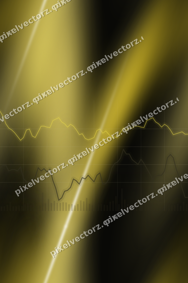 Nahtloser Neon Diagramm Hintergrund in Bernstein und Gelb