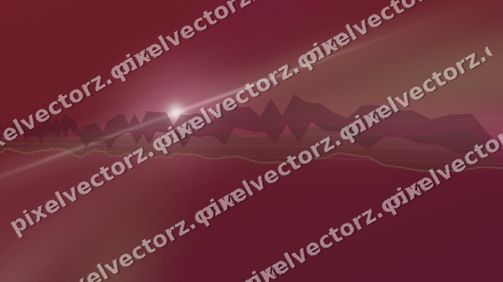 Glowing neon chart background in dark pink and yellow