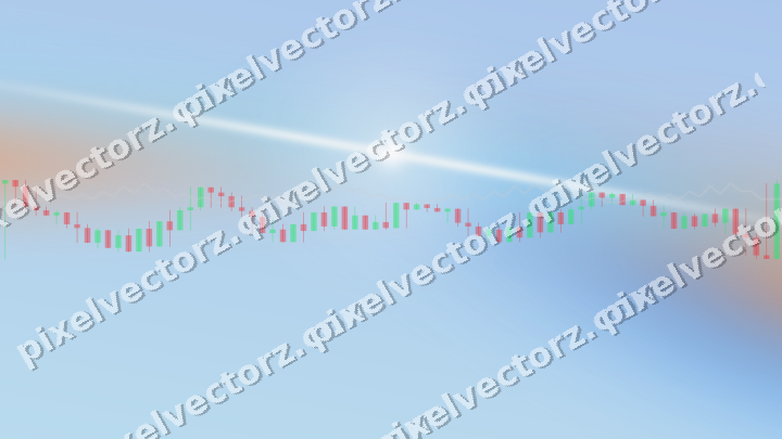 Soft pastel chart background in blue and red