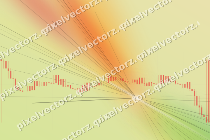 Soft pastel chart background in red and orange