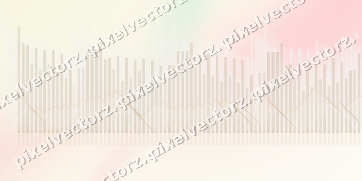 Soft pastel chart background in pale pink and pale amber