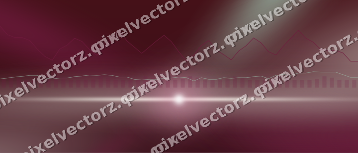 Glowing neon chart background in dark pink and green