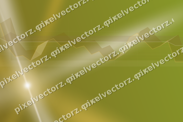 Glowing neon chart background in amber and pale orange