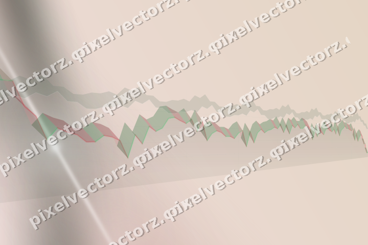 Soft pastel chart background in dark green and red