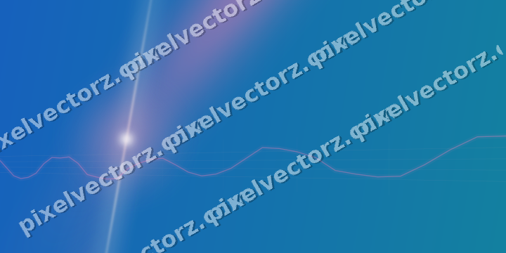 Glowing neon chart background in pink and cyan