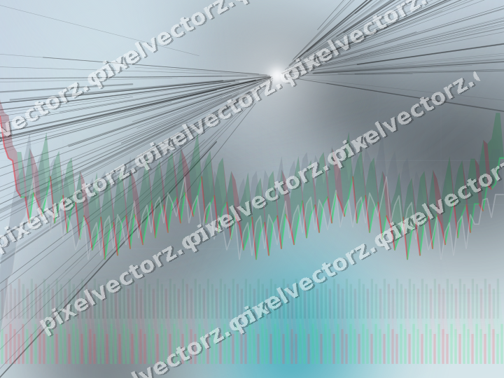 Soft pastel chart background in teal and pale cyan