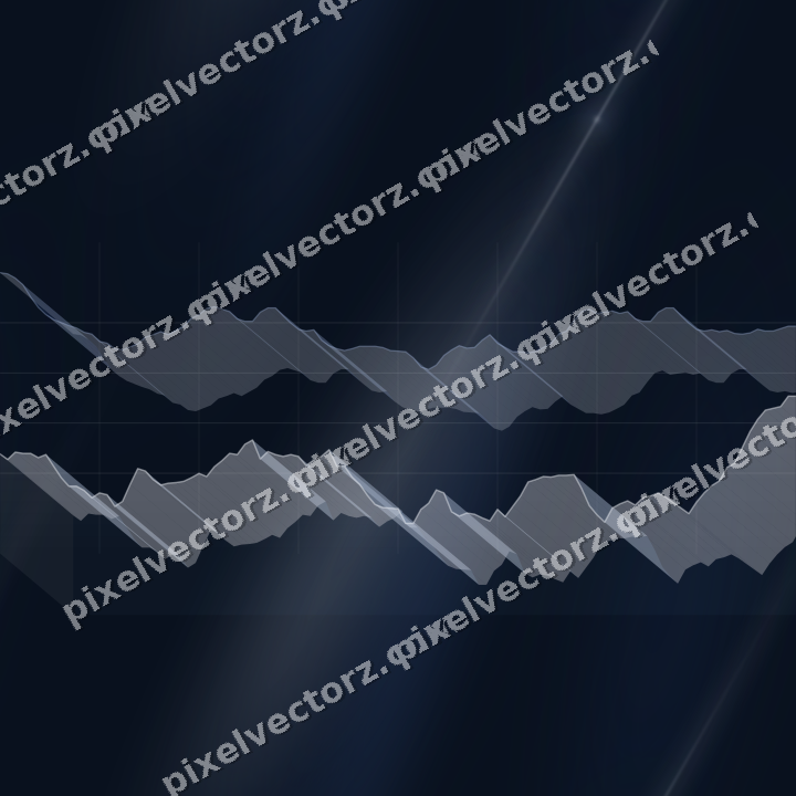 Nahtloser Neon Diagramm Hintergrund in Dunkelblau und Weiß
