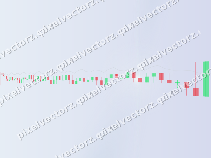 Soft pastel chart background in blue and orange