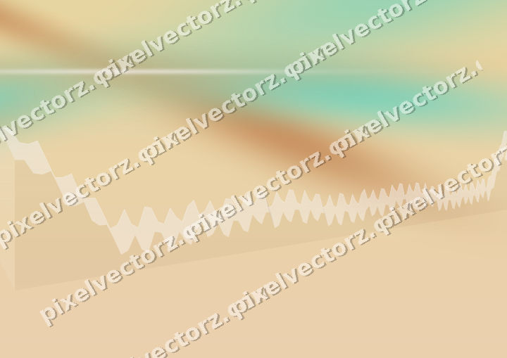 Soft pastel chart background in orange and teal