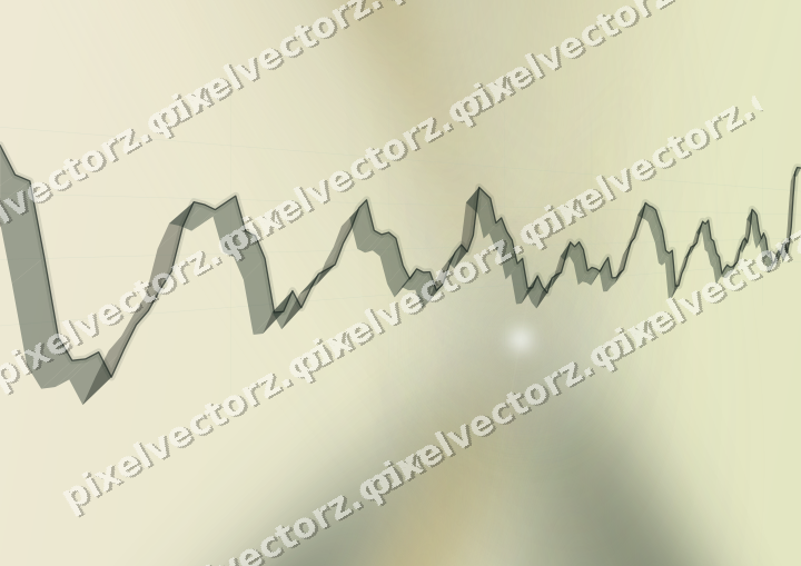 Soft pastel chart background in dark green and amber