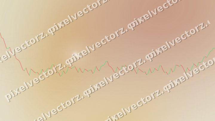 Soft pastel chart background in orange and amber