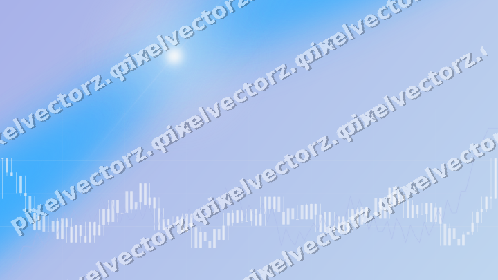 Soft pastel chart background in cyan and blue