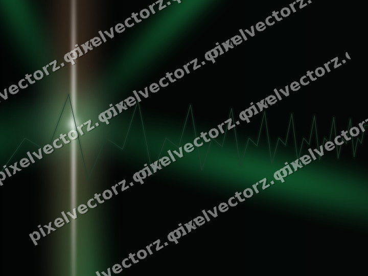 Glowing neon chart background in green and red