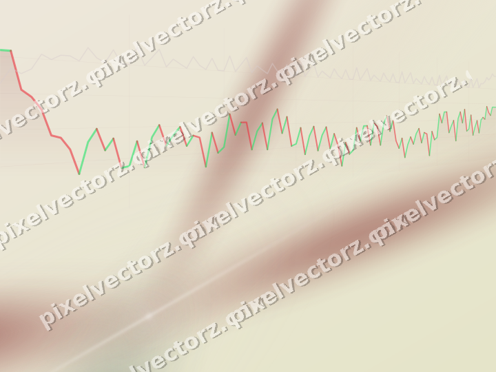 Soft pastel chart background in dark red and dark green