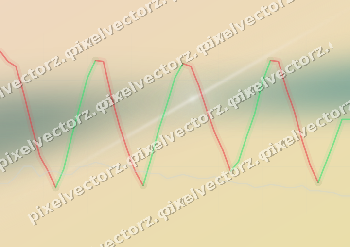 Soft pastel chart background in dark teal and orange