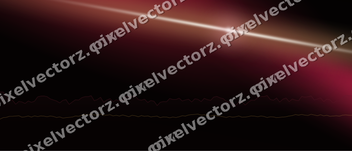 Glowing neon chart background in pink and amber