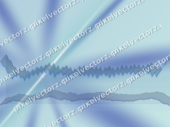 Soft pastel chart background in blue and cyan