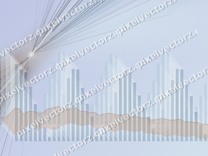 Soft pastel chart background in blue and orange