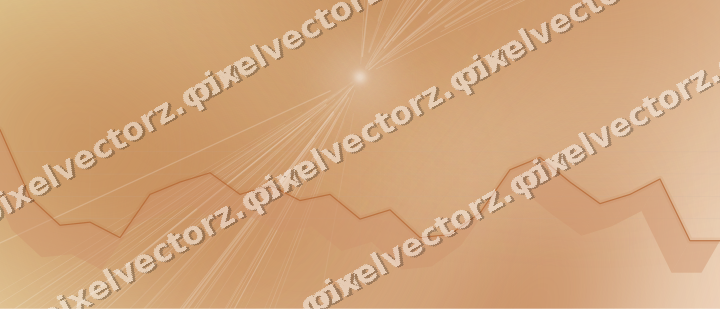 Soft pastel chart background in orange and teal